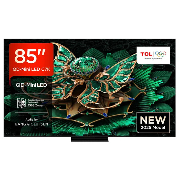TCL 85C7K- 2.16 m 85" 3840 x 2160 pixels QLED Smart TV Wi-Fi Black 85C7K-UK TCL 85C7K- 2.16 m 85" 3840 x 2160 pixels QLED Smart TV Wi-Fi Black 85C7K-UK