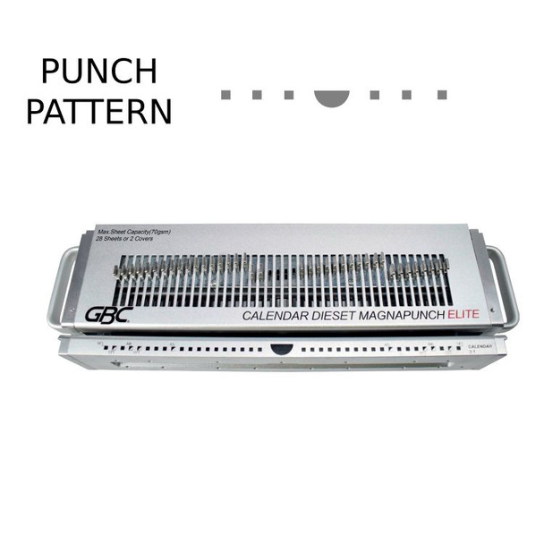 GBC 4410053 Interchangeable 3:1 Calendar Die Thumb Cut Set 4410053