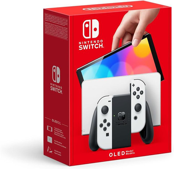 Nintendo Switch 7 " Touchscreen Oled 64Gb White Portable Game Console 10007456 Nintendo Switch 7 " Touchscreen Oled 64Gb White Portable Game Console 10007456
