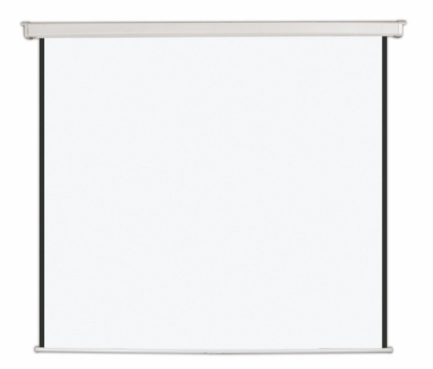 Bi-Office Wall Projection Screen 2440X2440mm Black Border White Housing 9D006011 Bi-Office Wall Projection Screen 2440X2440mm Black Border White Housing 9D006011