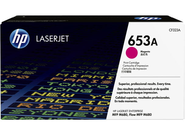 Hp 653A Magenta Standard Capacity Toner 16.5K Pages for Hp Color Laserjet Enterp CF323A Hp 653A Magenta Standard Capacity Toner 16.5K Pages for Hp Color Laserjet Enterp CF323A