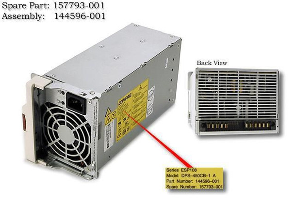 Hewlett Packard Enterprise RP000071503 450-Watt Power Supply RP000071503
