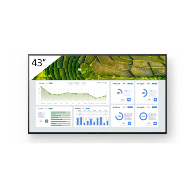 Sony FW-43BZ30L Digital signage flat panel 109.2 cm 43" LCD 3840 x 2160 pixels W FW-43BZ30L Sony FW-43BZ30L Digital signage flat panel 109.2 cm 43" LCD 3840 x 2160 pixels W FW-43BZ30L