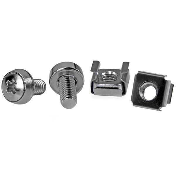 StarTech.com CABSCREWM6 M6 CAGE NUTS & SCREWS CABSCREWM6