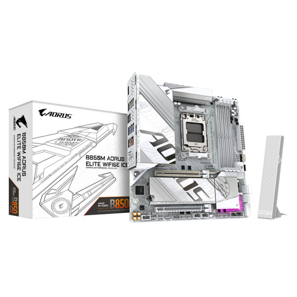 Gigabyte B850M A ELT WF6E ICE B850M Aorus Elite Wifi6E Ice B850M A ELT WF6E ICE