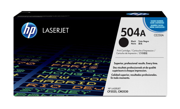 HP CE250A-RFB Black Print Cartridge with CE250A-RFB