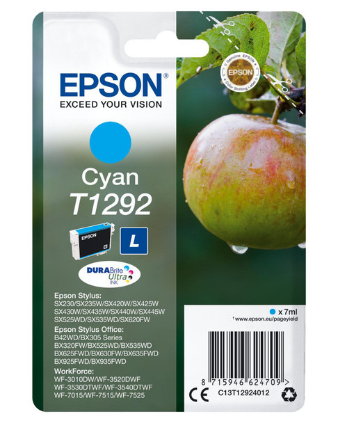 Epson C13T12924012 T1292 ink cartridge cy C13T12924012