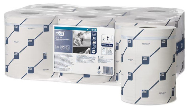 Tork Reflex M4 Centrefeed Roll 2-Ply 150M White Pack 6 - 473264 473264 Tork Reflex M4 Centrefeed Roll 2-Ply 150M White Pack 6 - 473264 473264