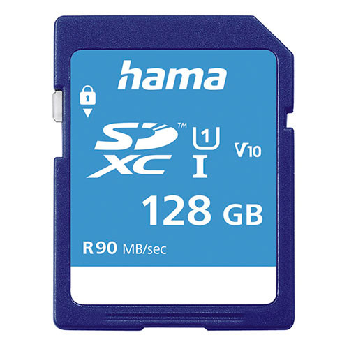 Hama 128Gb Sdxc Card Uhs-I Class 10 90Mb/S 00124137