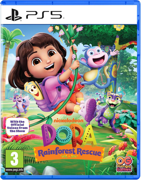 Dora Rainforest Rescue Sony Playstation 5 PS5 Game