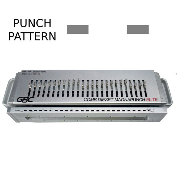 GBC 4410051 Interchangeable Comb Die Set 4410051 GBC 4410051 Interchangeable Comb Die Set 4410051