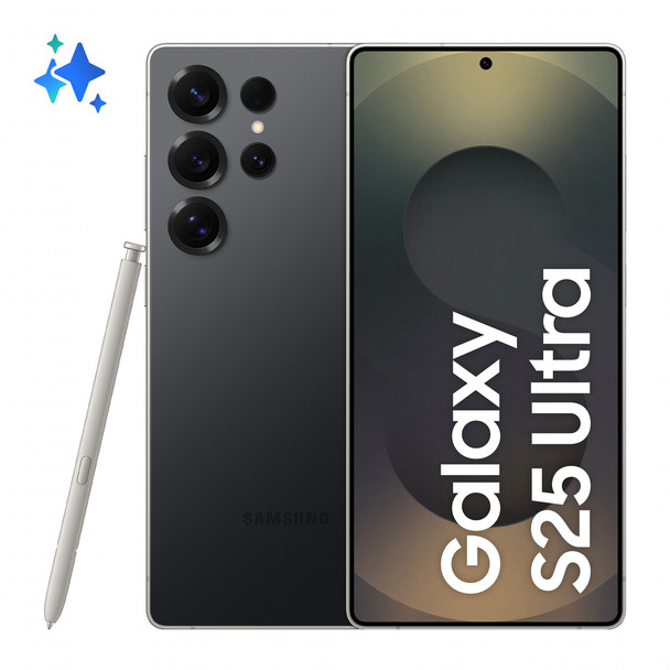 Samsung Galaxy S25 Ultra  17.5 cm 6.9" 12 GB 256 GB 200 MP Android 15 Black Tita SM-S938BZKDEUB Samsung Galaxy S25 Ultra  17.5 cm 6.9" 12 GB 256 GB 200 MP Android 15 Black Tita SM-S938BZKDEUB