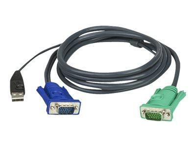 Hewlett Packard Enterprise Q5T69A ATEN 2L-5202U4 VGA/USB 1.8m Q5T69A