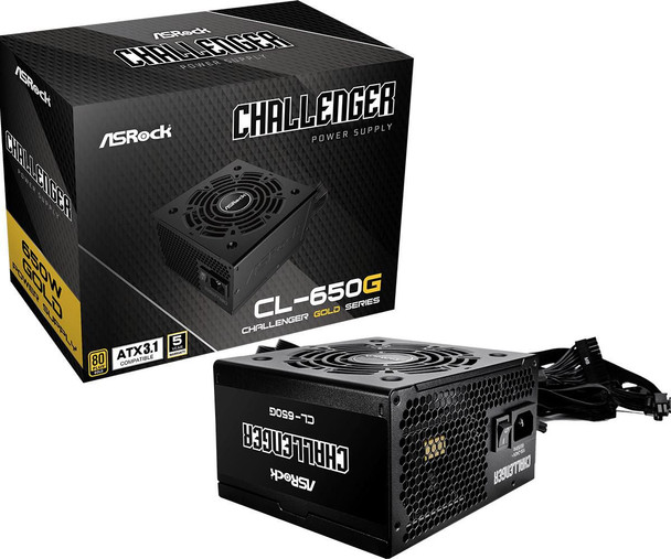 Asrock 90-UXC065-GNEAAA Cl-650G Challenger Power 90-UXC065-GNEAAA