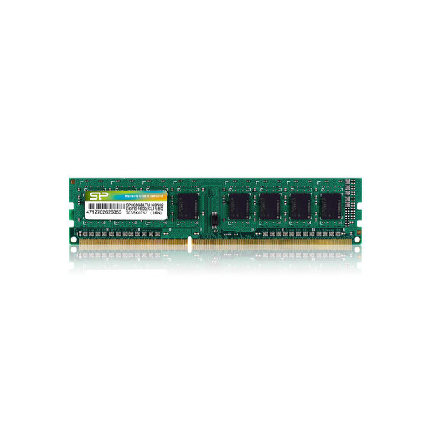 Silicon Power SP008GBLTU160N02 8Gb Ddr3 1600 Mhz Memory SP008GBLTU160N02