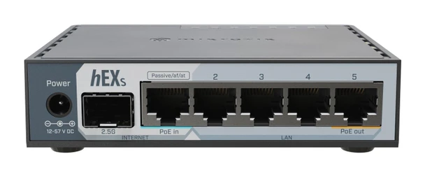 MikroTik E60IUGS hEX S 2025 version - Router - E60IUGS