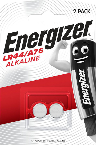 Energizer 7638900083071 Battery LR44/A76 Alkaline 2-pa 7638900083071