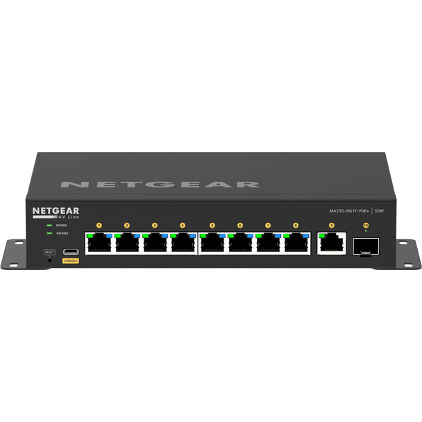 Netgear 8x1G PoE+ 110W 1x1G and 1xSFP Managed Switch 8 Port L2/L3 Managed POE Ne GSM4210PD-100EUS