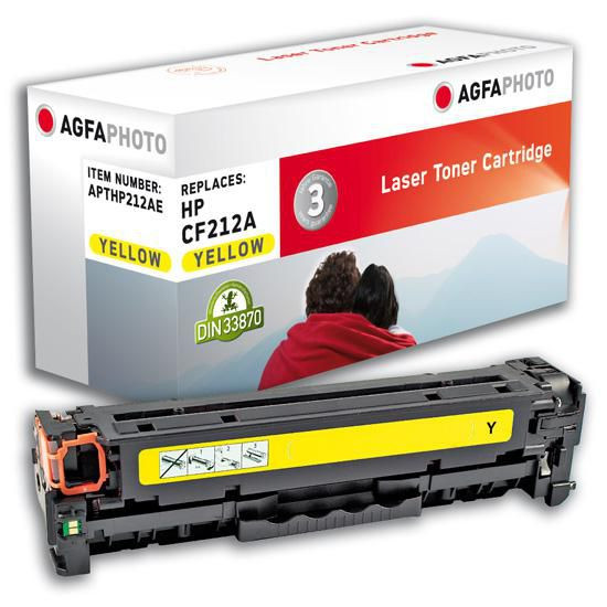 AgfaPhoto APTHP212AE Toner Y. rpl CF212A APTHP212AE