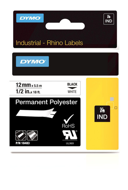 DYMO 18483 RHINO Permanent Polyester 18483