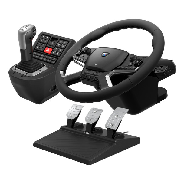 Hori force Feedback Truck Control System for Windows 11/10 Steering wheel + Peda HPC-044E