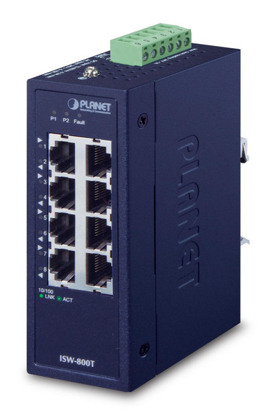 Planet ISW-800T IP30 Compact size 8-Port ISW-800T