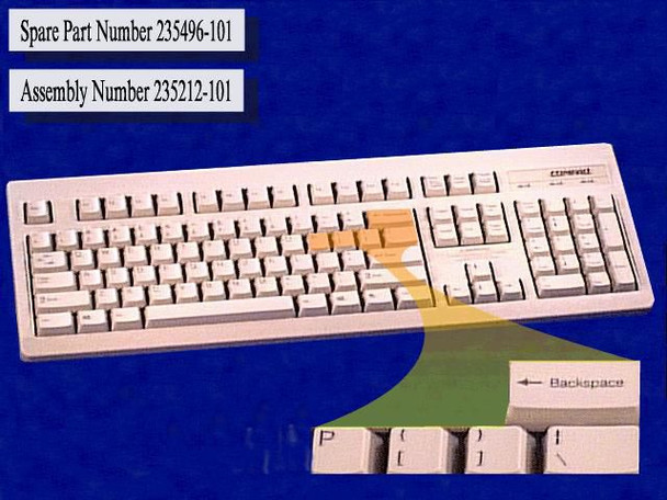 HP 235496-101-RFB 104Key Win KeyBrd 235496-101-RFB