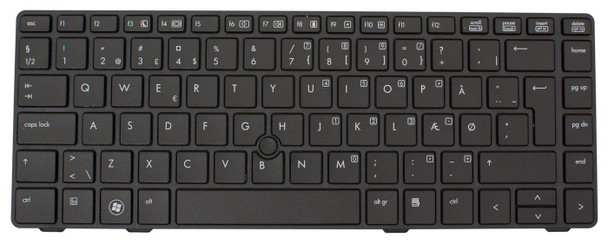 HP 684332-081 Keyboard DANISH 684332-081