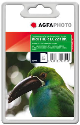 AgfaPhoto APB223BD Ink Black LC223BK APB223BD