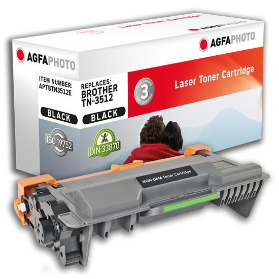 AgfaPhoto APTBTN3512E Toner BK. rpl TN-3512 APTBTN3512E