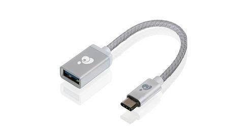IOGEAR G2LU3CAF10-SIL USB-C To USB TYPE-A. Silver G2LU3CAF10-SIL