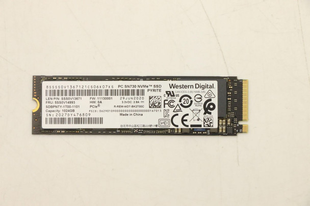 Lenovo 5SS0V14993-RFB 1TB M.2 PCIe NVMe Solid State 5SS0V14993-RFB