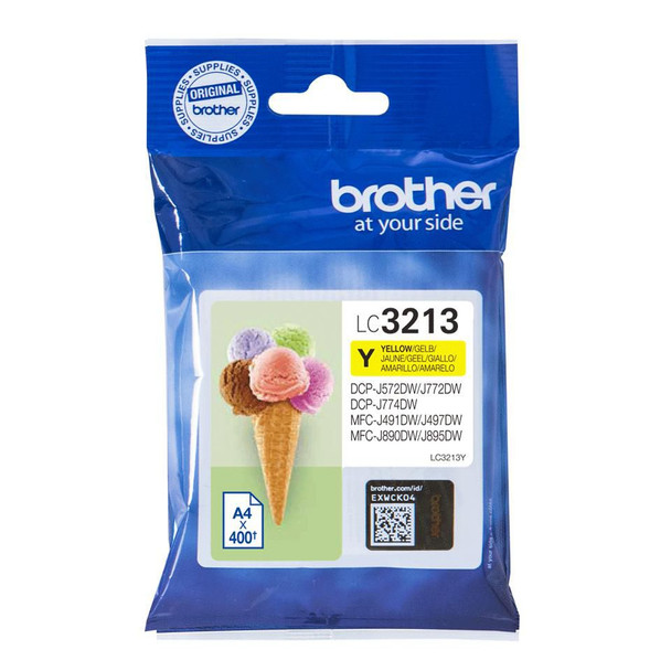 Brother LC3213Y LC3213Y Yellow - 400 pages LC3213Y