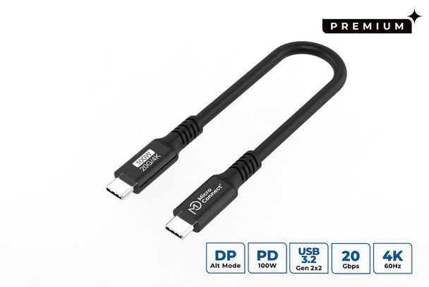MicroConnect USB3.2CC015 Premium USB-C cable 0.15m USB3.2CC015