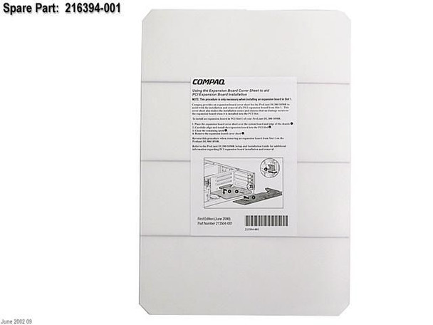 Hewlett Packard Enterprise 216394-001 BD.SLOT INTRFC.DL380 FIX 216394-001