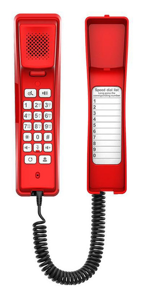 Fanvil H2U-R Ip Phone Red 2 Lines H2U-R