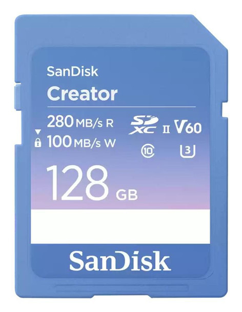 Sandisk SDSDXEP-128G-GNCIS Creator 128 Gb Sdxc Uhs-Ii SDSDXEP-128G-GNCIS
