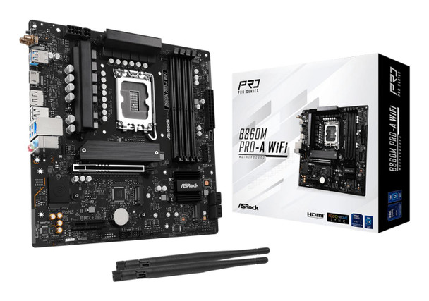 Asrock 90-MXBRS0-A0UAYZ B860M Pro-A Wifi Intel B860 90-MXBRS0-A0UAYZ