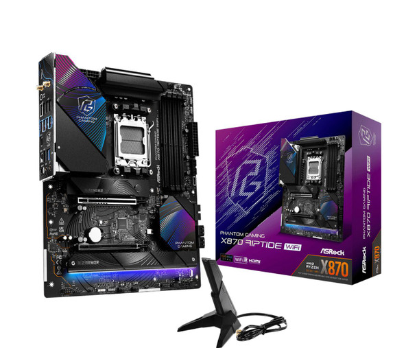 Asrock X870 RIPTIDE WIFI Amd X870 Socket Am5 Atx X870 RIPTIDE WIFI