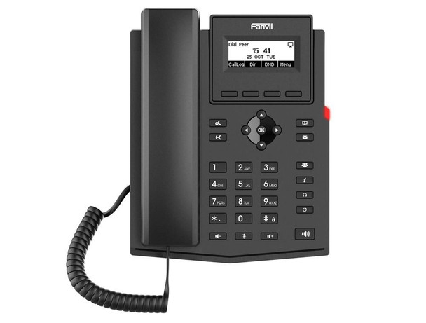 Fanvil X301P Ip Phone Black 2 Lines Lcd X301P