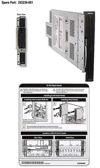 Hewlett Packard Enterprise 253236-001-RFB BL-P CLASS RJ45 PATCH PANEL 253236-001-RFB