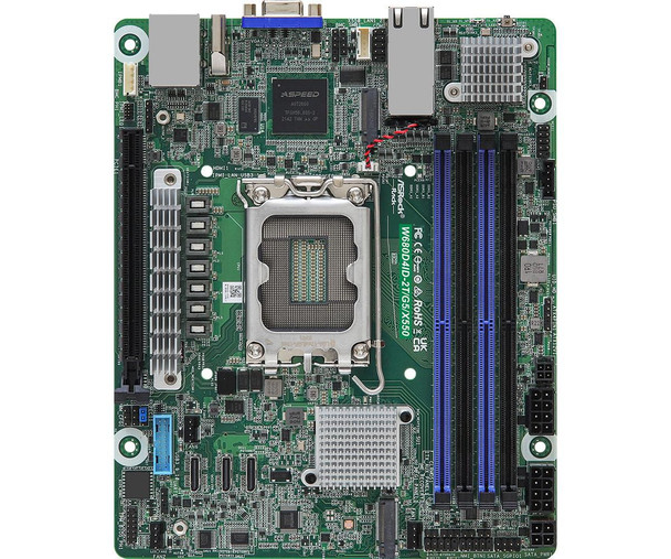 Asrock W680D4ID-2T/G5/X550 Motherboard Intel W680 Lga W680D4ID-2T/G5/X550