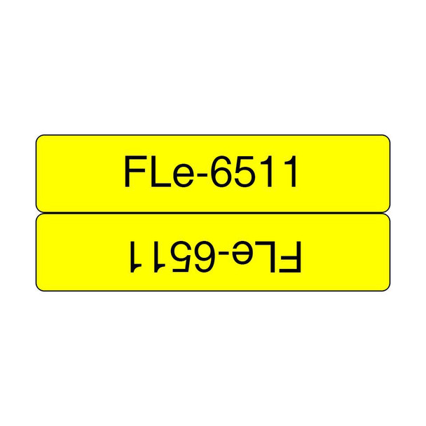 Brother FLE-6511 Label-Making Tape Black On FLE-6511