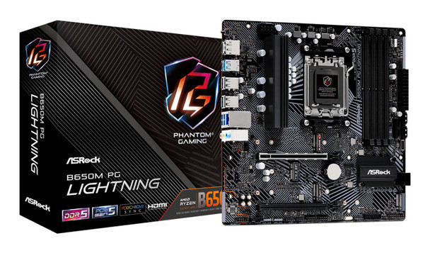 Asrock 90-MXBMV0-A0UAYZ B650M Pg Lightning Amd B650 90-MXBMV0-A0UAYZ