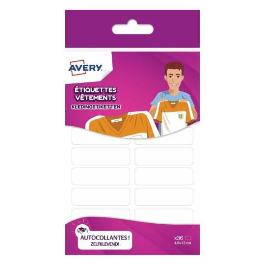 Avery ETVET36 Self-Adhesive Label Rectangle ETVET36