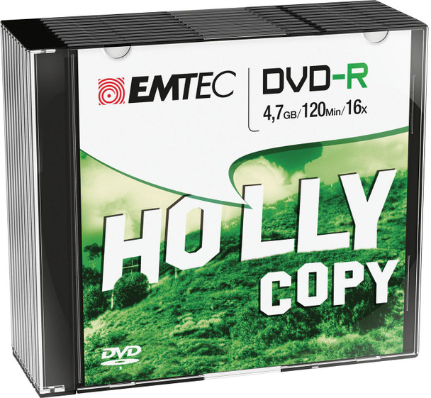 Emtec ECOVR471016SL Blank Dvd 4.7 Gb Dvd-R 10 ECOVR471016SL