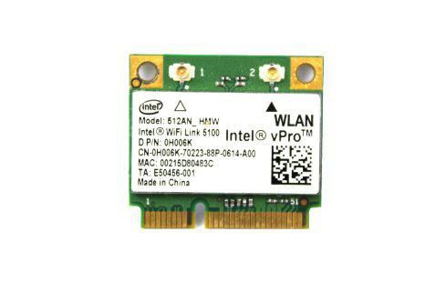 Dell 0H006K Intel WiFi Link 5100 802.11n 0H006K