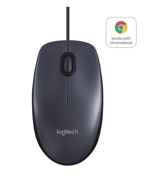 Logitech 910-003357 B100. Corded optical mouse 910-003357