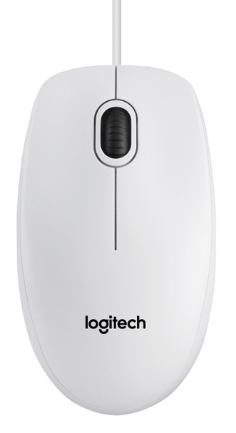 Logitech 910-003360 B100. Corded mouse.White 910-003360