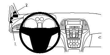 Brodit 804438 ProClip Left mount 804438